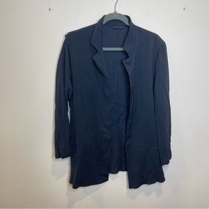 Armani Collezioni Black Full Button Down Jacket Blazer Coat Women’s Size 12